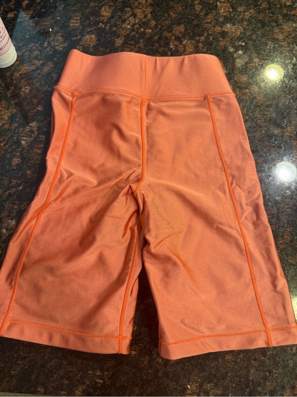 All Access High-Waist Bike Shorts — Coral